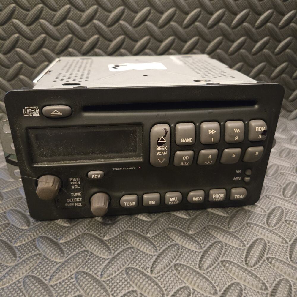 OEM GM Delco Delphi Car Radio CD Player (10346317) – Untested As Is